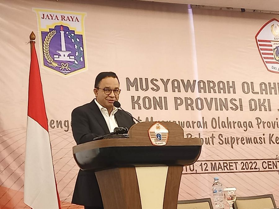 Anies Baswedan Buka Musorprov XII KONI DKI Jakarta Masa Bhakti 2022-2026