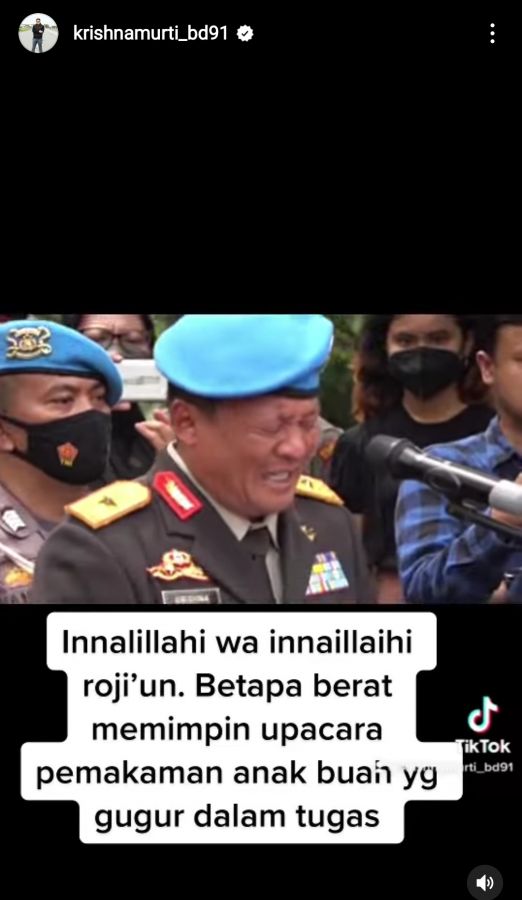 Brigjen Krishna Murti Menangis, Anak Buahnya AKBP Argamuda Gugur Terkena Malaria Afrika