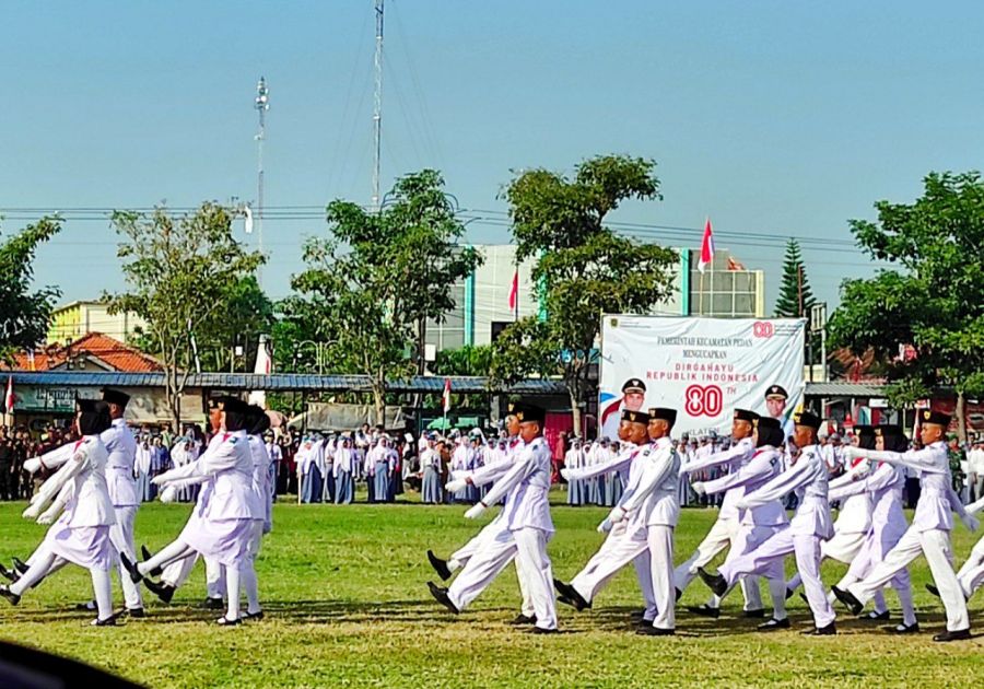 Bupati Klaten Ajak Generasi Muda Bersinergi Bangun Daerah dalam Upacara HUT RI di Pedan