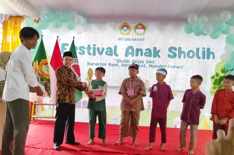 Camat Bayat Apresiasi Festival Anak Sholeh PC LDII Bayat, Dihadiri Forkopimcam dan Tokoh Agama