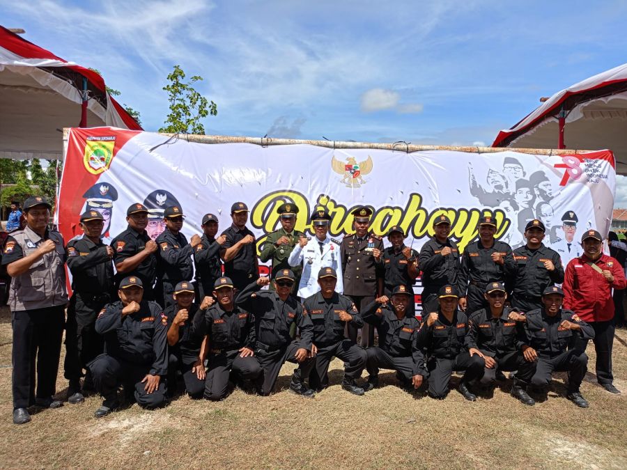 Camat Tawangsari Sukoharjo Jadi Inspektur Upacara HUT ke-78 RI