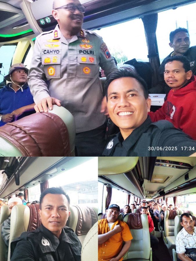 Dilepas Kapolres Klaten, Senkom Mitra Polri dan Ratusan Warga Berangkat ke Monas, Ada Apa?