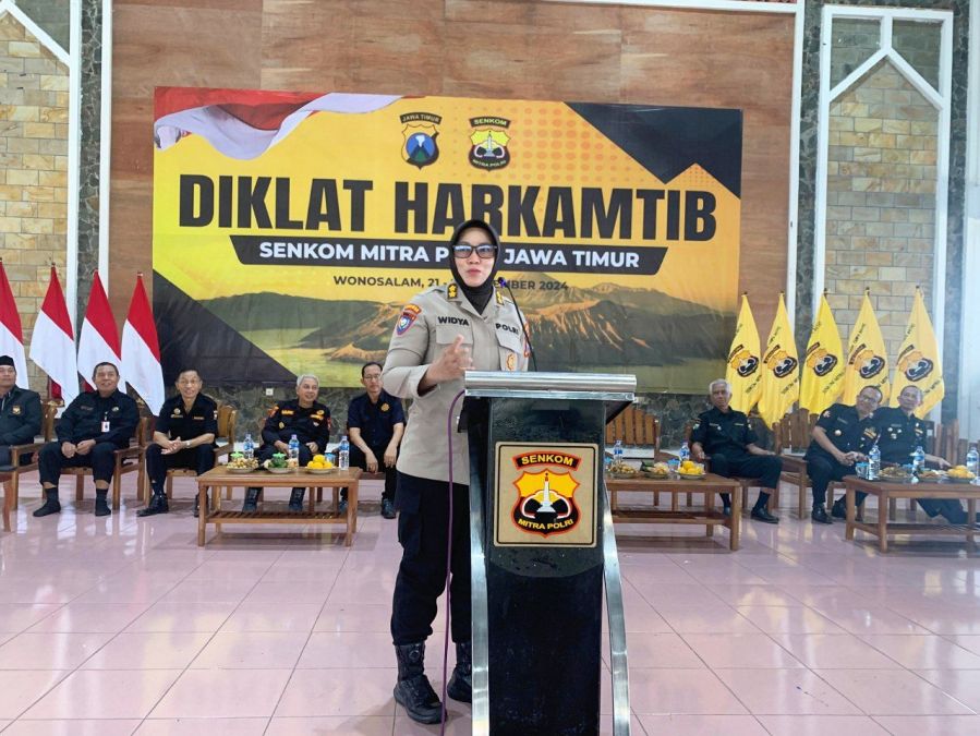 Jelang Nataru, Senkom Mitra Polri Jatim Gelar Diklat Harkamtib 