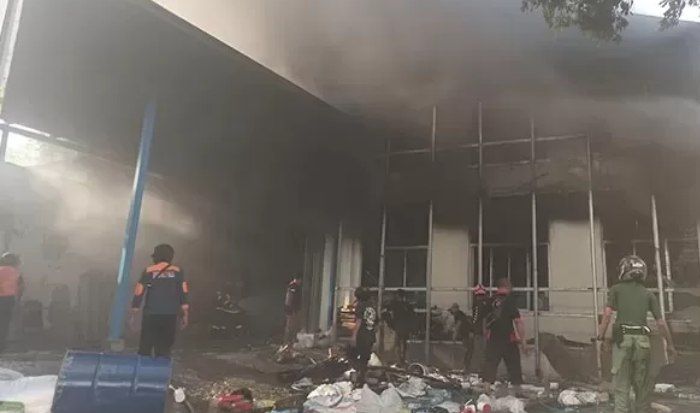 Kebakaran Gudang Pabrik Kain di Sukoharjo, Satu Pekerja Tewas