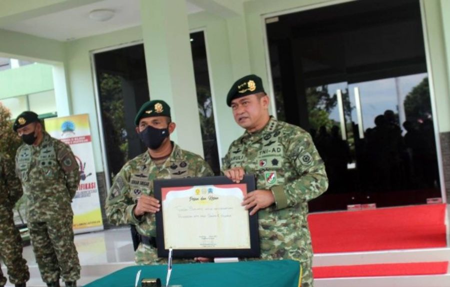 Kunjungan Kerja Pangkostrad Letjen TNI Maruli Simanjuntak di Sukoharjo