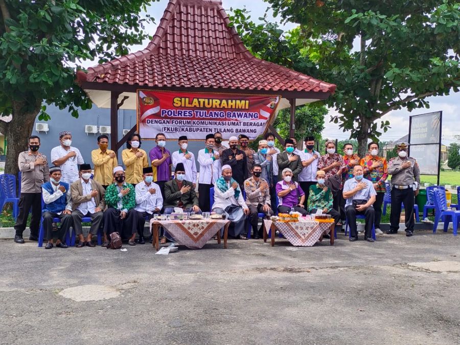 LDII Hadiri Halal Bihalal Kapolres Tulang Bawang