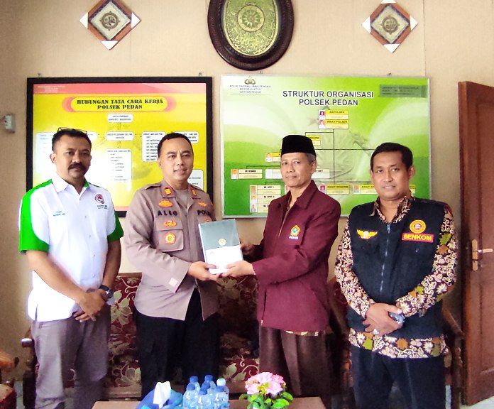 Jelang Idul Fitri 1444H, Kapolsek Pedan Terima Kunjungan LDII, Persinas ASAD dan Senkom