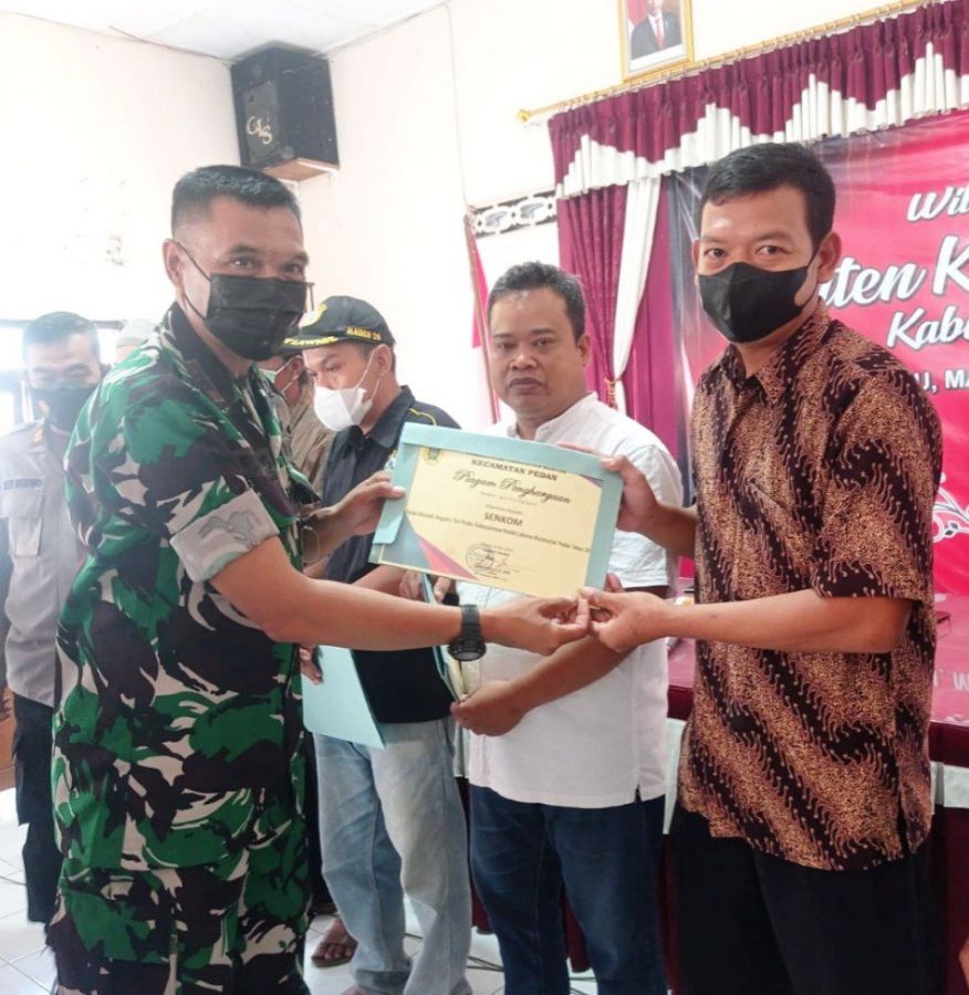 Pemerintah Kabupaten Klaten Beri Penghargaan Kepada Senkom Mitra Polri Kecamatan Pedan