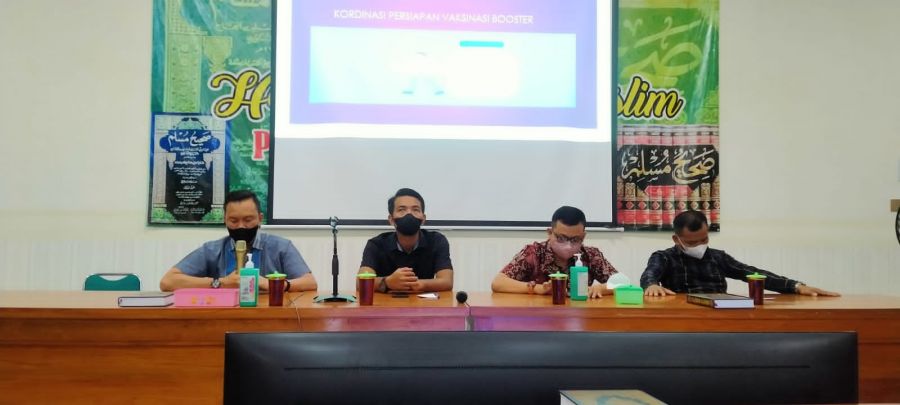 Persiapan Vaksinasi Booster, DPD LDII Sukoharjo lakukan Koordinasi Bersama Instasi Terkait