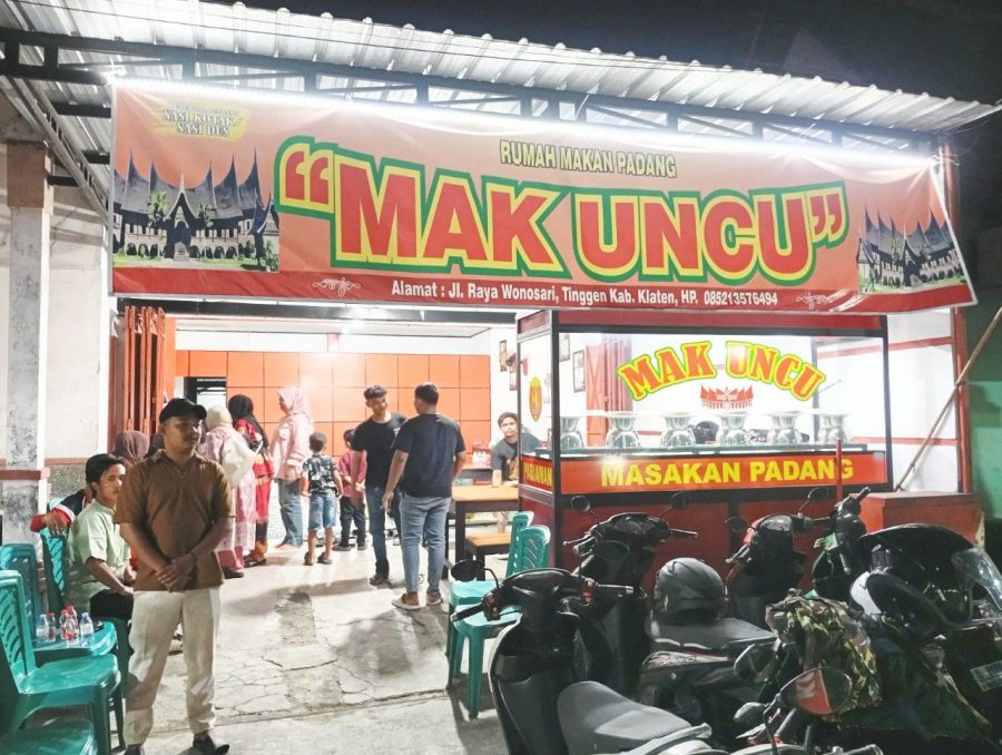 Rumah Makan Padang MAK UNCU Resmi Buka Cabang Ketiga di Klaten, Dihadiri Tokoh Perantau Minang