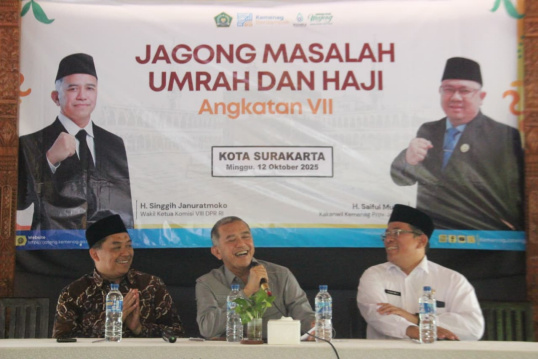 Sasar Boyolali, Klaten dan Surakarta, Singgih Januratmoko Gelar Sosialisasi Revisi UU Haji & Umrah