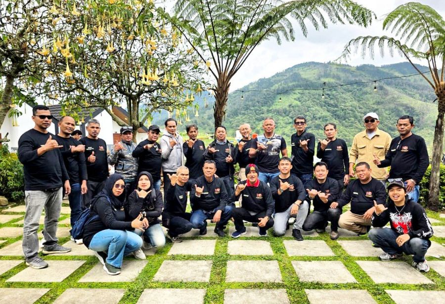Semangat Kemerdekaan ke-80 RI, Perantau Minang Satukan Arah Kemudi dalam Touring Bikers