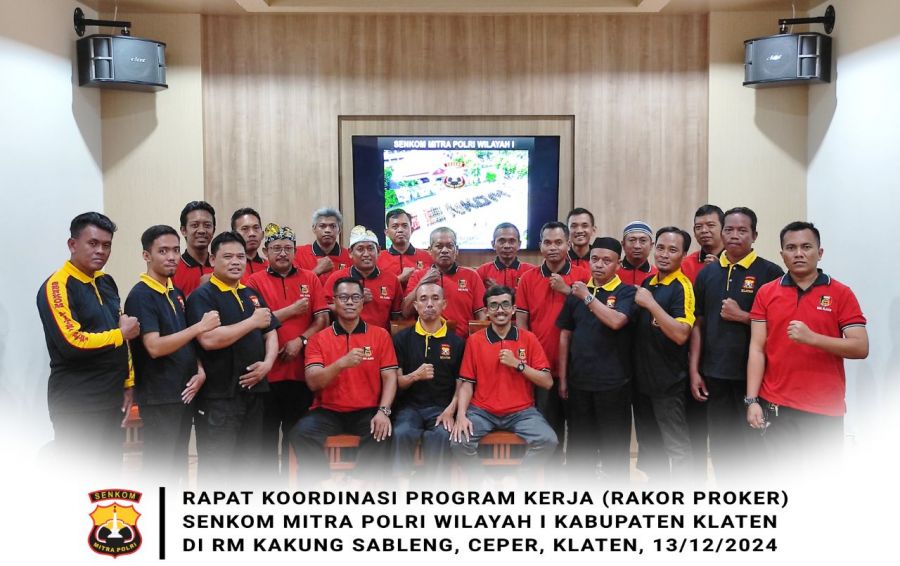Senkom Mitra Polri Klaten Susun Strategi 2025, Perkuat Peran dalam Keamanan dan Penanganan Bencana