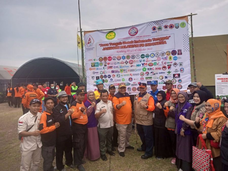 Tingkatkan Profesionalisme, Senkom Rescue  Rembang Hadir di Jambore Nasional Relawan PB 2022