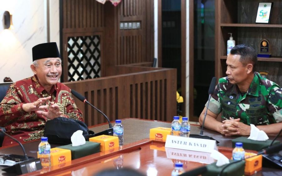 TNI AD dan LDII Upayakan Kerja Sama di Bidang Ketahanan Pangan dan Bela Negara