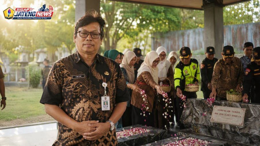 Ziarah TMP Kusuma Bhakti, Pucangsawit Rawat Semangat Pahlawan