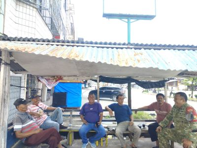 PELDA AGUS PRABOWO LAKSANAKAN KOMSOS BERSAMA WARGA DI GAJAH SAKTI
